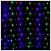 Сетка 2 х1,5м, 144 лампы LED, Мультицвет, 4 режима, прозр.пров., с соед. - КОЛОРЛОН ВТД Новосибирск