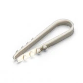 Fortisflex ДХК 19-25 Дюбель-хомут черный (100шт) 59566 - КОЛОРЛОН ВТД Новосибирск