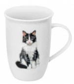 Кружка 450 мл 12*9*12,5 см "Кот Степан", NEW BONE CHINA Состав: Фарфор - КОЛОРЛОН ВТД Новосибирск