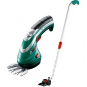 BOSCH Ножницы аккум. ISIO 3 + штанга, 3,6 В, нож 8 см, 50 мин., зарядка 3,5 час., АБС 0600833105 - КОЛОРЛОН ВТД Новосибирск