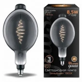 ***152802005 Лампа Gauss LED Filament BT180 GAUSS E27 8.5W Gray 165lm 1800K - КОЛОРЛОН ВТД Новосибирск