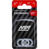 Прокладка 1/2 MPF белая (силикон) (3 шт.), MP - КОЛОРЛОН ВТД Новосибирск