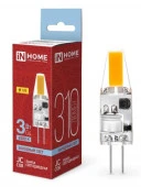 Лампа сд LED-JC-COB 3Вт 12В G4 6500К 310Лм IN HOME - КОЛОРЛОН ВТД Новосибирск