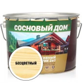 ПРОФСТАНДАРТ СОСНОВЫЙ ДОМ Декоративно-защитный состав для древесины бесцветный (9л) - КОЛОРЛОН ВТД Новосибирск