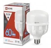 Лампа сд LED-HP-PRO 60Вт 230В E27 с адаптером Е40 6500К 5700Лм IN HOME - КОЛОРЛОН ВТД Новосибирск