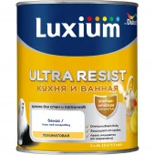 Краска Luxium UR Кухня и Ванная мт BC 0,9л - КОЛОРЛОН ВТД Новосибирск