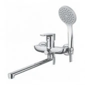 Смеситель д/ванны, GROSS AQUA, дл. излив L=35см, 7121297С-35L(F), Evo - КОЛОРЛОН ВТД Новосибирск