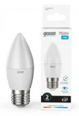 10W Gauss Elementary Свеча 10W 750lm 4100K E27 LED - КОЛОРЛОН ВТД Новосибирск