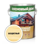 ПРОФСТАНДАРТ СОСНОВЫЙ ДОМ Декоративно-защитный состав для древесины бесцветный (2,7л; 3шт) - КОЛОРЛОН ВТД Новосибирск