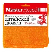Салфетка из микрофибры 60445 КИТАЙСКИЙ ДРАКОН красн. 30см*30см М-60445 - КОЛОРЛОН ВТД Новосибирск