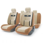 Авточехлы COMFORT, ортопед.поддержка,11 предм., т.беж./св.бежевый - КОЛОРЛОН ВТД Новосибирск