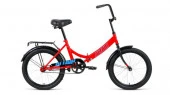 Велосипед ALTAIR CITY 20 (20" 1 ск. рост 14" скл.) 2020-2021, красный/голубой, RBKT1YF01006 - КОЛОРЛОН ВТД Новосибирск