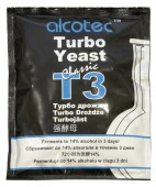 Турбо дрожжи Alcotec classic T3  turbo 120гр - КОЛОРЛОН ВТД Новосибирск