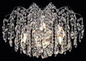 ***30023/8 CH+WT GLASS Светильник 8*Е14*60W+24W LED ПДУ - КОЛОРЛОН ВТД Новосибирск