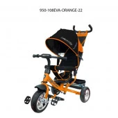 319108 ВЕЛОСИПЕД 3кол. eva 10 и 8",рег.спинка, задн.тормоз, оранж. Lexus Trike в кор.1шт - КОЛОРЛОН ВТД Новосибирск