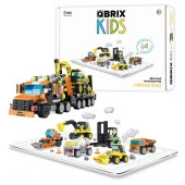 30027 Конструктор QBRIX KIDS Строительная техника - КОЛОРЛОН ВТД Новосибирск