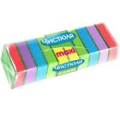 Чистюля-10 макси губка поролоновая с чистящим абразивным слоем 68*89*27 0 - КОЛОРЛОН ВТД Новосибирск