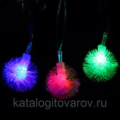 Гирлянда 5,5м,36 ламп LED, Одуванчик,RG/RB,авторежим, прозр.пров. 183-763 - КОЛОРЛОН ВТД Новосибирск