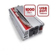 Автомобильный инвертор 12/220V AVS IN-1000W - КОЛОРЛОН ВТД Новосибирск