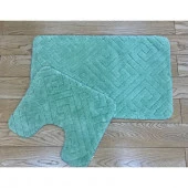 Коврик д/ван. комн. "Sophisticated" GREEN 60x100+50*60 ЗЛ - КОЛОРЛОН ВТД Новосибирск