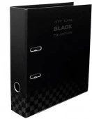 Регистратор 75мм deVENTE А4 "Total black" 3091309 картон.,разбор.,мат.лам.,чёрн. с диз.,метал.окант. - КОЛОРЛОН ВТД Новосибирск