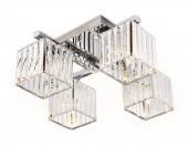 ***TR5215/6 CH/CL хром/прозрачный E27/6 max 40W 870*630*220 Потолочный светильник ***Х - КОЛОРЛОН ВТД Новосибирск