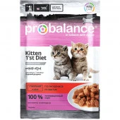 ProBalance влаж.д/кошек 85г 1`st Diet д/котят телятина в жел - КОЛОРЛОН ВТД Новосибирск