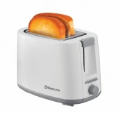 SAKURA Тостер SA-7612W Elegant 750Вт белый - КОЛОРЛОН ВТД Новосибирск