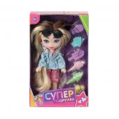 380253 Кукла супер подружка 15 см, аксессуары в кор.2*84шт - КОЛОРЛОН ВТД Новосибирск
