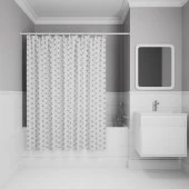 Штора для ванной, 200x180 см, Полиэстер, IDDIS, BB04P18i11 - КОЛОРЛОН ВТД Новосибирск