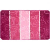 Коврик для ванной комнаты ZALEL SILVER 60*100 1-пр PINK - КОЛОРЛОН ВТД Новосибирск