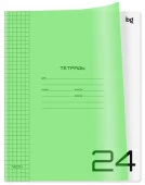 Тетрадь 24л. клетка BG "UniTone. Neon", пластиковая обложка, неон салатовый 379172 - КОЛОРЛОН ВТД Новосибирск