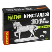 ВВ5225 Пазл 3D МАГИЯ КРИСТАЛЛОВ «ЛОШАДЬ», 100 деталей, Bondibon - КОЛОРЛОН ВТД Новосибирск