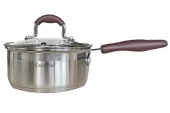 Ковш с крышкой, 16*7,5 см, 1,5 л, нерж. сталь, Toffee, Es, TOFL16BE109 - КОЛОРЛОН ВТД Новосибирск