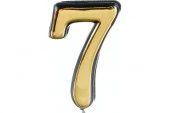 Номер дверной "7" золото - КОЛОРЛОН ВТД Новосибирск