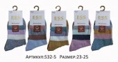 Китай (ESS) 5025-5 Женские носки хлопковые средний паголенок лапша ассорти раз. 23-25 - КОЛОРЛОН ВТД Новосибирск