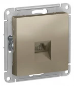 ATN000583 Шампань Розетка ПК Cat5e Atlasdesign - КОЛОРЛОН ВТД Новосибирск