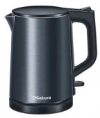 SAKURA Чайник электр SA-2184BL (0.8) темно-синий металлик д - КОЛОРЛОН ВТД Новосибирск