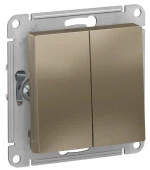 ATN000565 Шампань Переключатель 2 кл AtlasDesign - КОЛОРЛОН ВТД Новосибирск