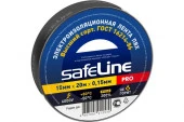 Изолента ПВХ 15мм/20м/0,15мм черный SAFELINE - КОЛОРЛОН ВТД Новосибирск