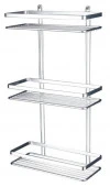 065-00 Полка прямая 3-х этажная MODERN (565-90) (065-50) - КОЛОРЛОН ВТД Новосибирск