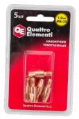 Наконечник токосъемный QUATTRO ELEMENTI M8x30 1.0 мм (5 шт) в блистере - КОЛОРЛОН ВТД Новосибирск