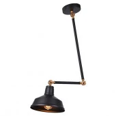 ***H038-1 E27 BLACK/BRASS Светильник HIPER - КОЛОРЛОН ВТД Новосибирск