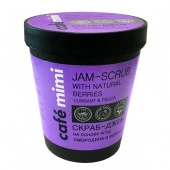 CAFE MIMI  Скраб-джем д/тела ЧЕРНАЯ СМОРОДИНА И ФЕЙХОА (стакан), 270гр - КОЛОРЛОН ВТД Новосибирск