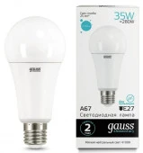 35W Лампа Gauss Elementary A67 2740lm 4100K E27 LED - КОЛОРЛОН ВТД Новосибирск