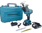 * PROFIPOWER Аккумуляторная пила сабельная MKGSA-18V, Li-ion-2шт., 2.0Ач, 0-2900 ход/мин, в кейсе - КОЛОРЛОН ВТД Новосибирск