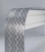 Карниз КАНТ 7см с/п 2х рядный 3,0м (графит-серебро) - КОЛОРЛОН ВТД Новосибирск