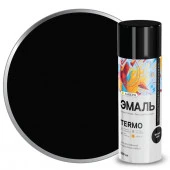 Эмаль аэрозольная термостойкая Лакра Termo +300 С Черный 1200 - КОЛОРЛОН ВТД Новосибирск