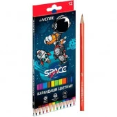 Карандаши 12цв. deVENTE "Astronaut" 5022323 2М шестигр.,к/к - КОЛОРЛОН ВТД Новосибирск