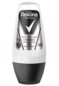 Rexona 50мл Roll Men Антибактериальный Невидимый на черн/бел - КОЛОРЛОН ВТД Новосибирск